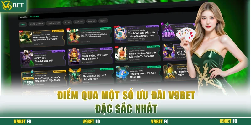 diem qua mot so uu dai v9bet dac sac nhat Điểm qua một số ưu đãi V9bet đặc sắc nhất