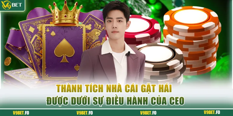 Thành tích nhà cái gặt hái được dưới sự điều hành của CEO